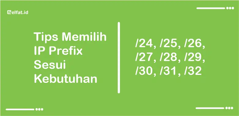 Tips Memilih Prefix Sesuai Dengan Kebutuhan